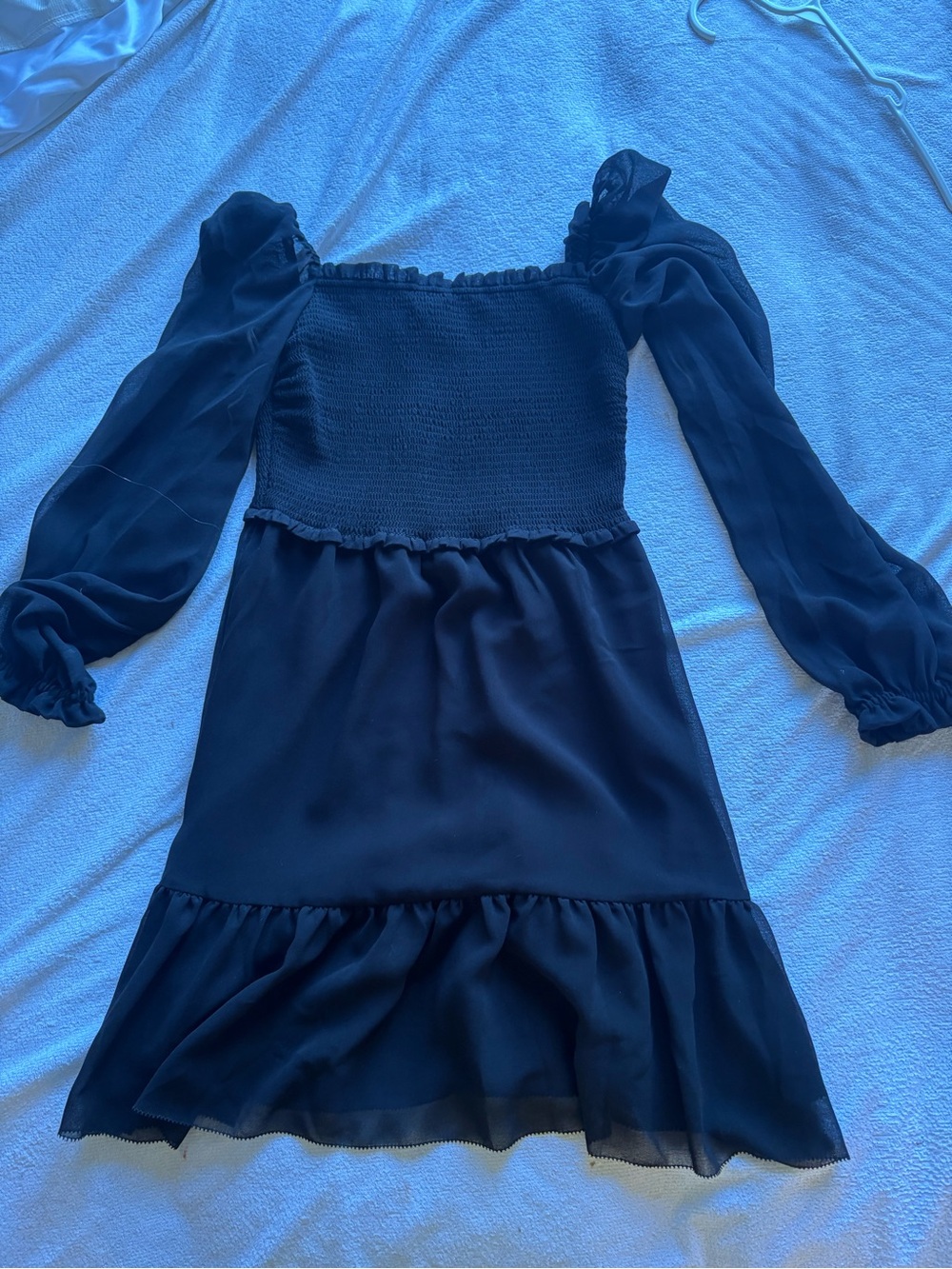Black sleeved dress